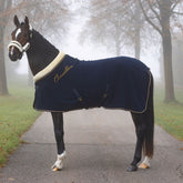 Covalliero Horse Fleece Blanket in Dark Navy