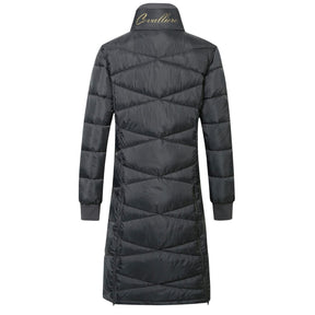 Covalliero Women's Long Quilted Coat in Graphite