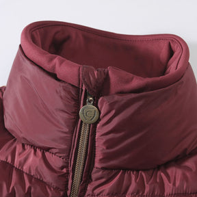 Covalliero Women's Quilted Jacket in Merlot