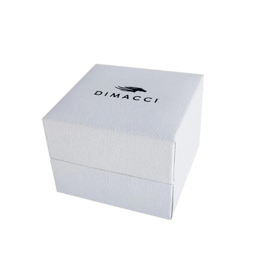 Dimacci Nicy Queen Watch in Black & Silver with Swarovski Crystals