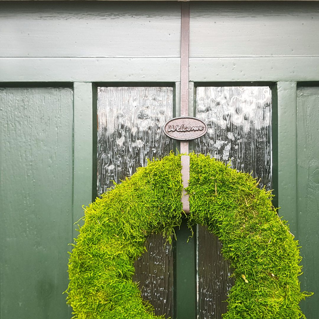 Esschert Design Door Wreath Hanger Welcome