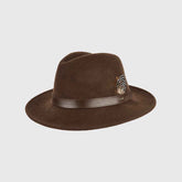 Dubarry Gallagher Felt Fedora Hat in Bourbon