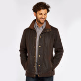 Dubarry Men's Carrickfergus Waxed Jacket in Java