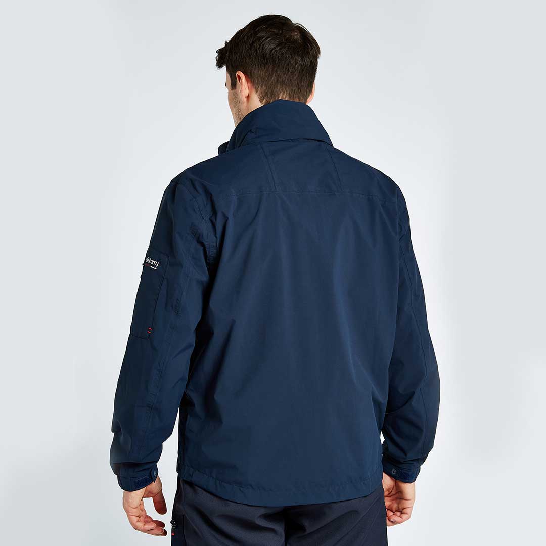 Dubarry Men's Croatia Fleece-lined Crew Jacket in Navy