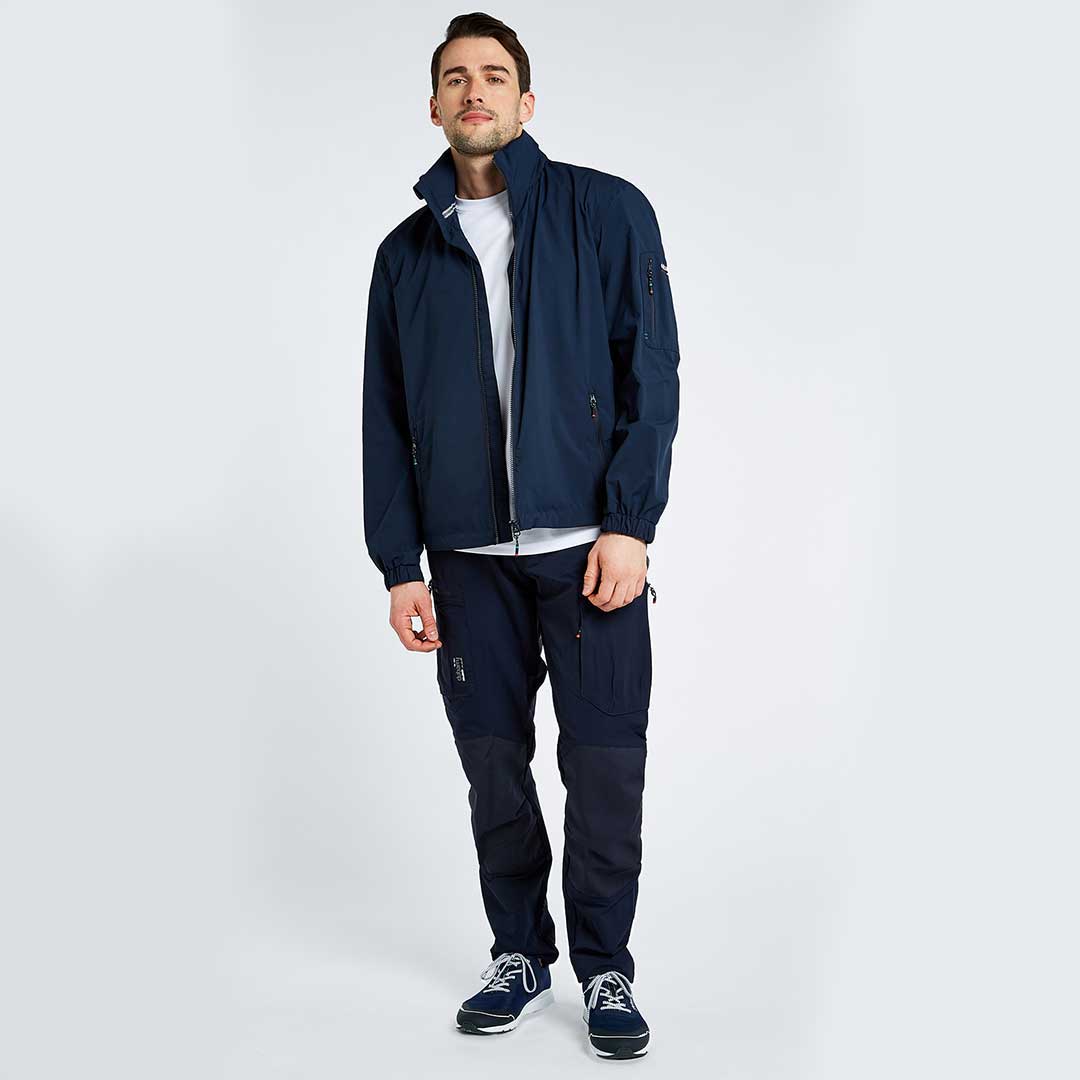 Dubarry Men's Croatia Fleece-lined Crew Jacket in Navy