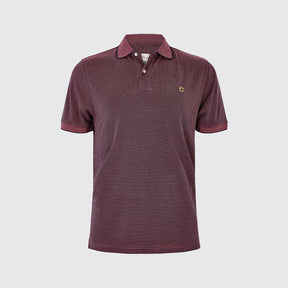 Dubarry Men's Mullaghmore Striped Polo Shirt in Ruby