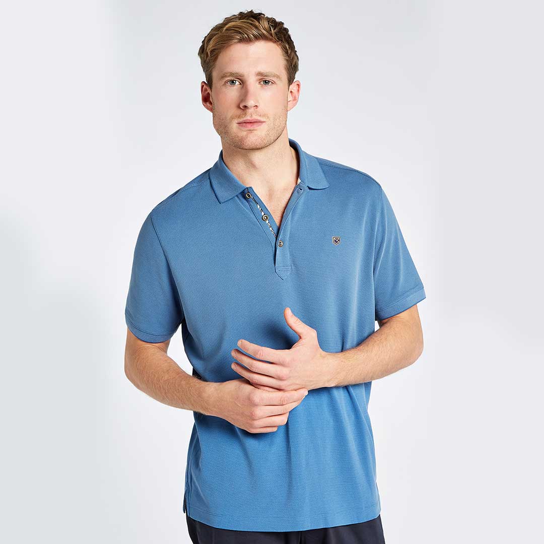 Dubarry Men's Ormsby Polo Shirt in Denim