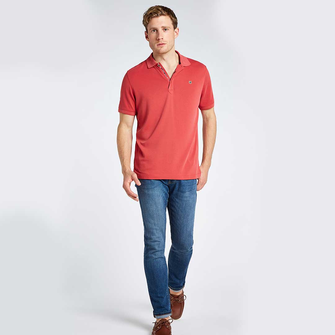 Dubarry Men's Ormsby Polo Shirt in Red