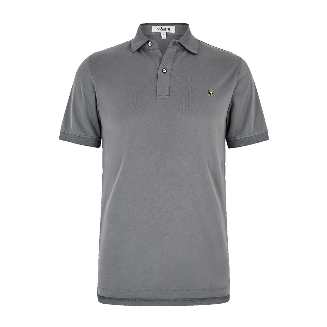 Dubarry Men's Sweeney Polo Shirt in Graphite