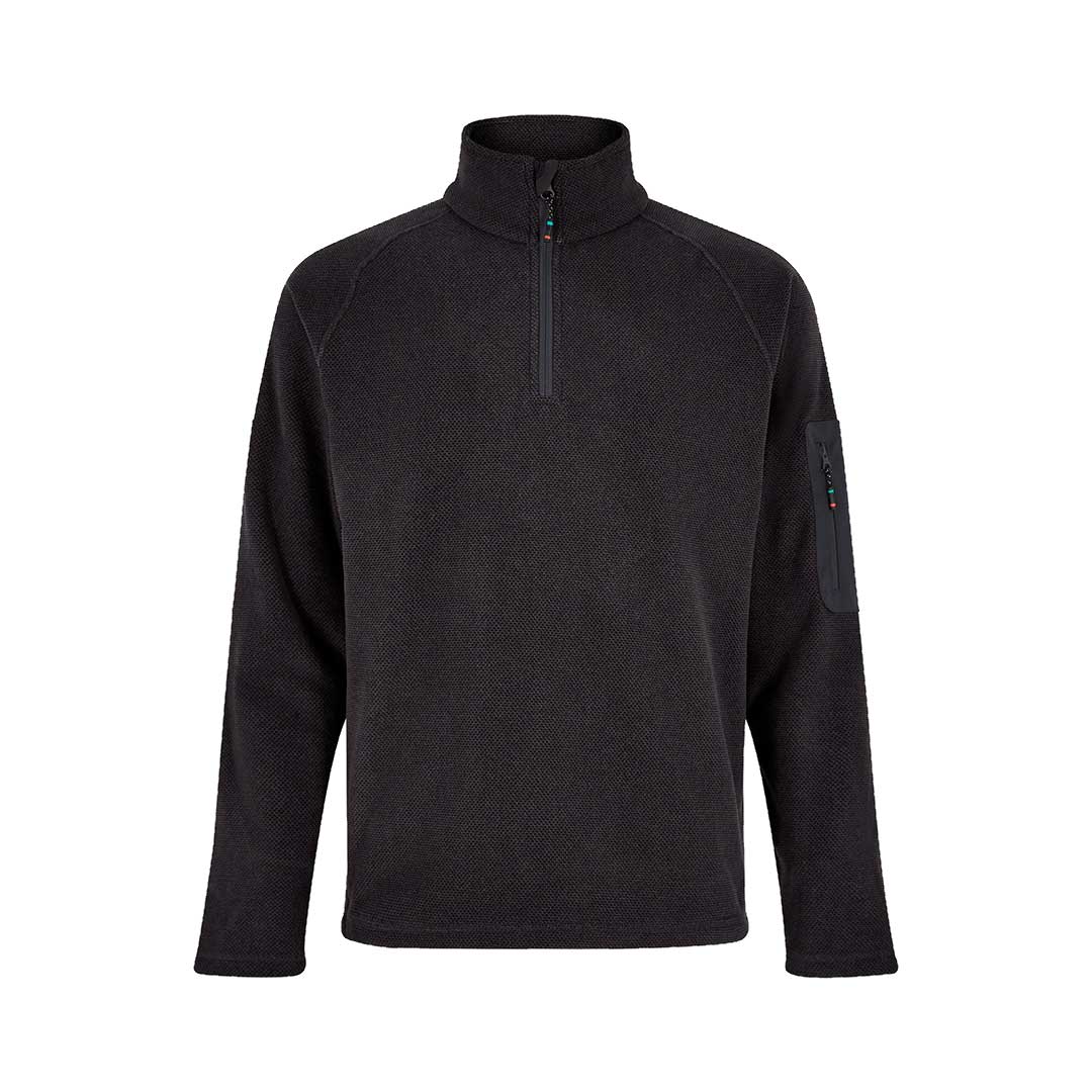 Dubarry Unisex Monaco Quarter-zip Fleece in Graphite