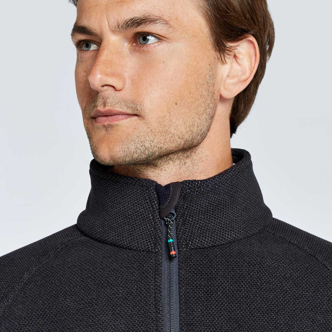 Dubarry Unisex Monaco Quarter-zip Fleece in Graphite