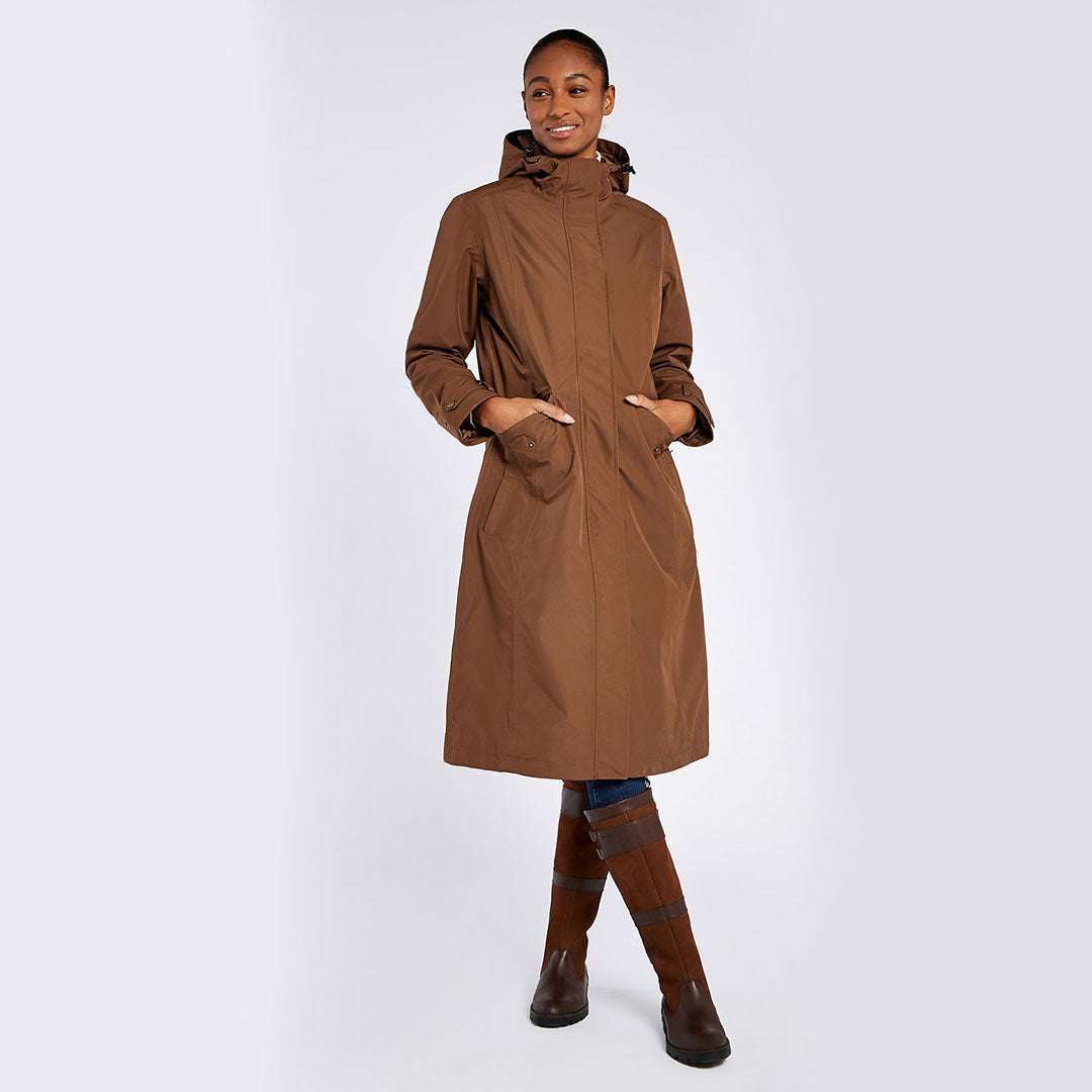 Dubarry Women's Alderford Waterproof Coat in Walnut