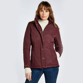 Dubarry Women's Camlodge Quilted Jacket in Currant