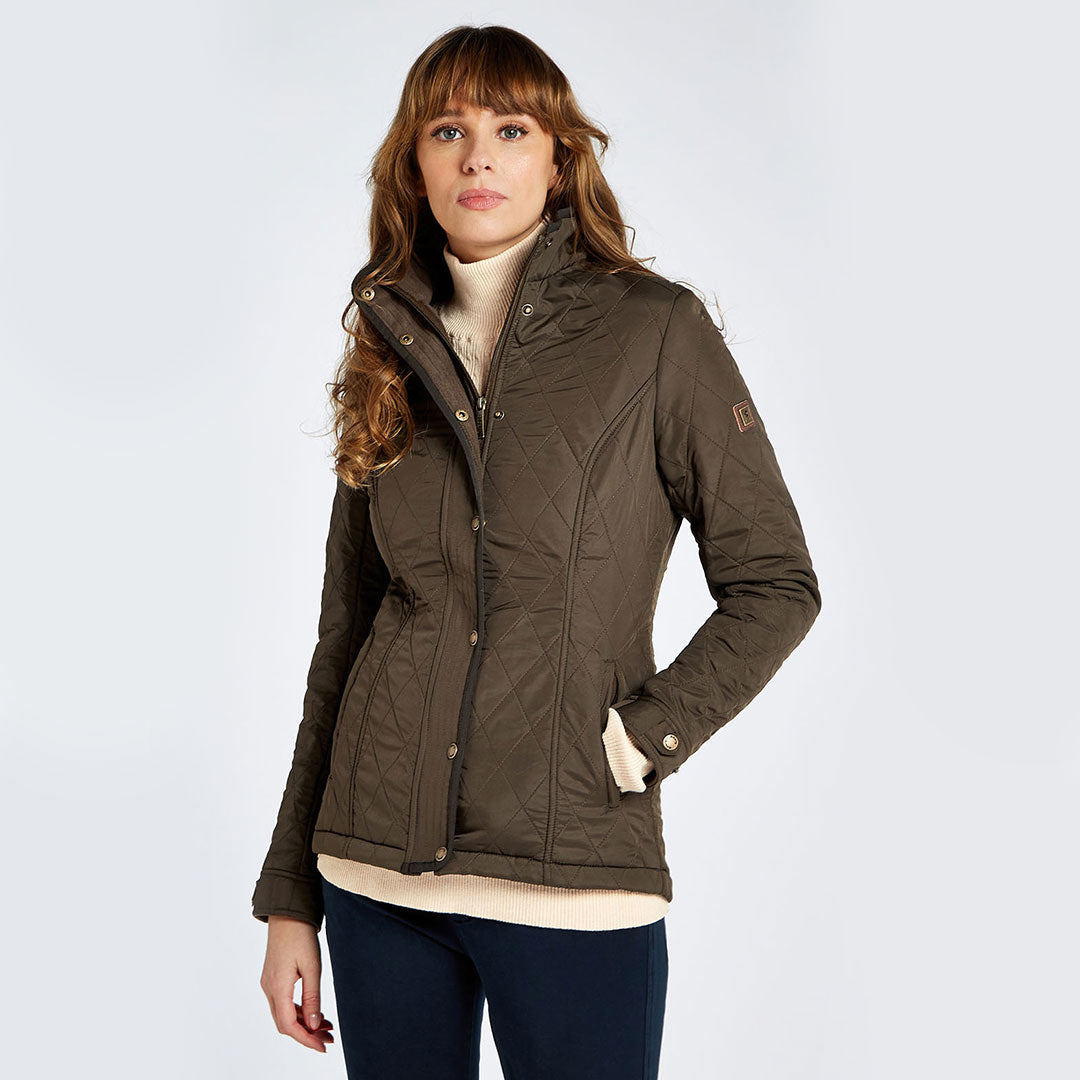 Dubarry Women's Camlodge Quilted Jacket in Olive