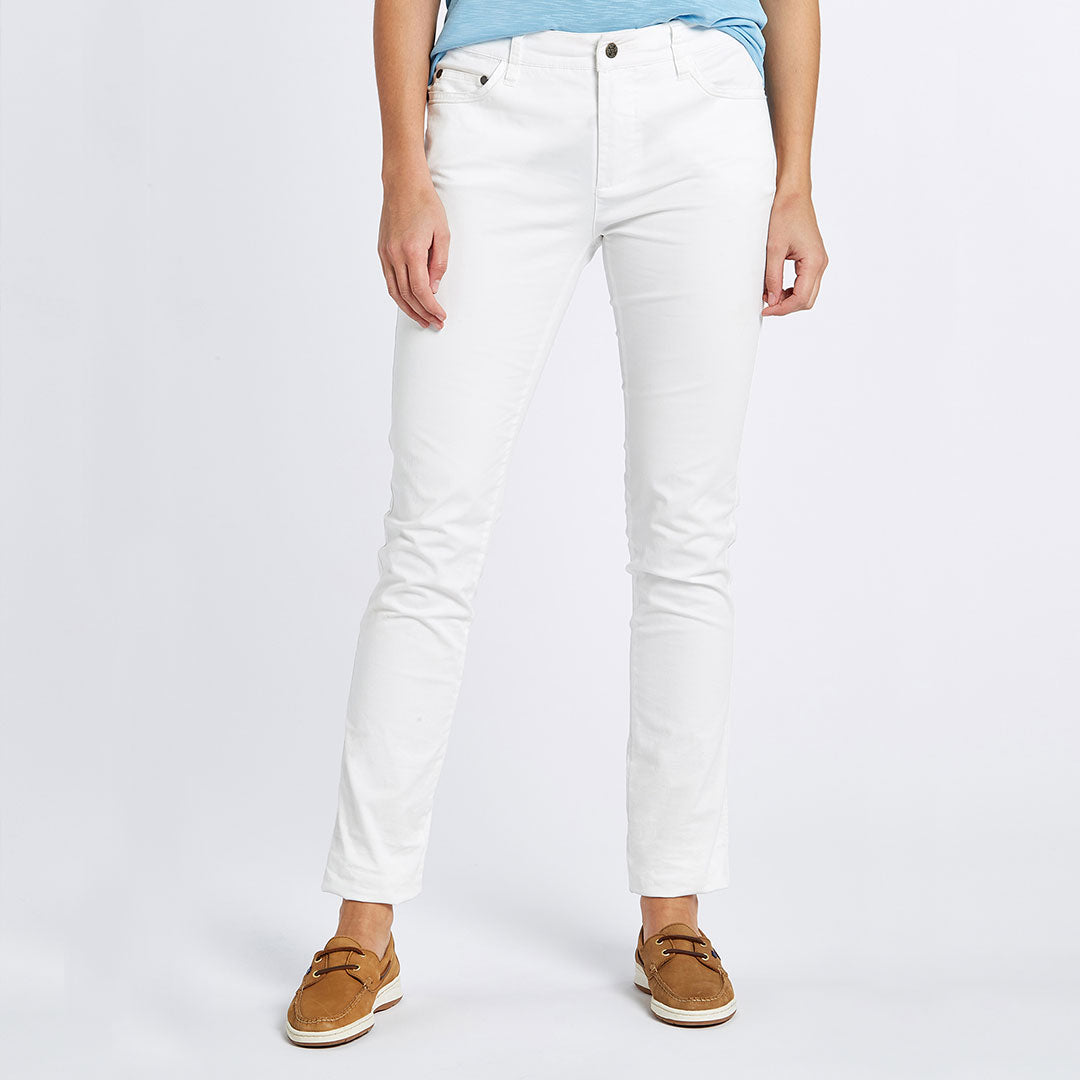 Dubarry Women's Greenway Jeans in White