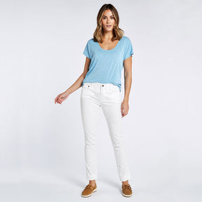 Dubarry Women's Greenway Jeans in White