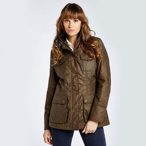 Dubarry Women's Munsboro Wax Jacket in Ginger