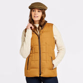 Dubarry Women's Spiddal Quilted Gilet in Amber