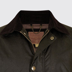Dubarry Men's Brunswick Wax Jacket in Verdigris