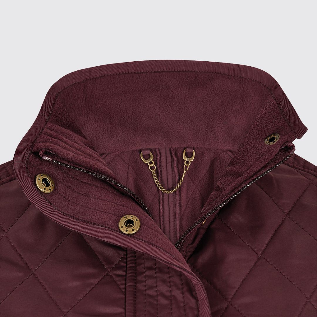 Dubarry Women's Camlodge Quilted Jacket in Currant