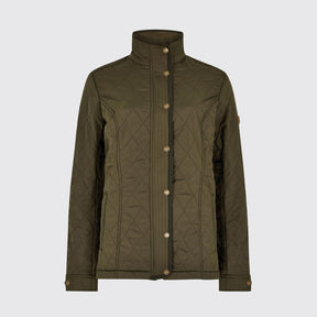 Dubarry Women's Camlodge Quilted Jacket in Olive