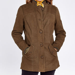 Dubarry Women's Joyce Leather Jacket in Walnut