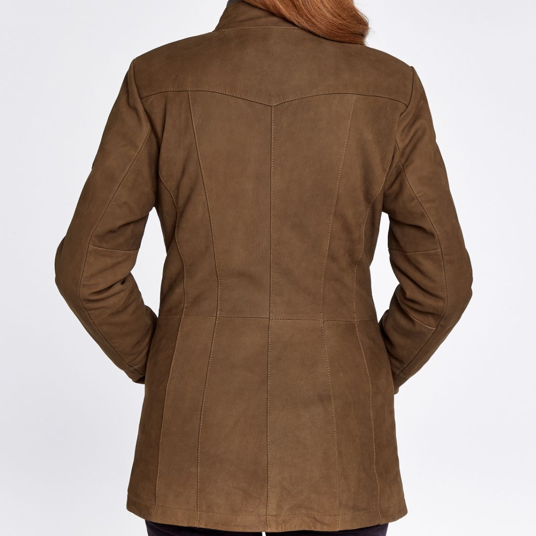 Dubarry Women's Joyce Leather Jacket in Walnut