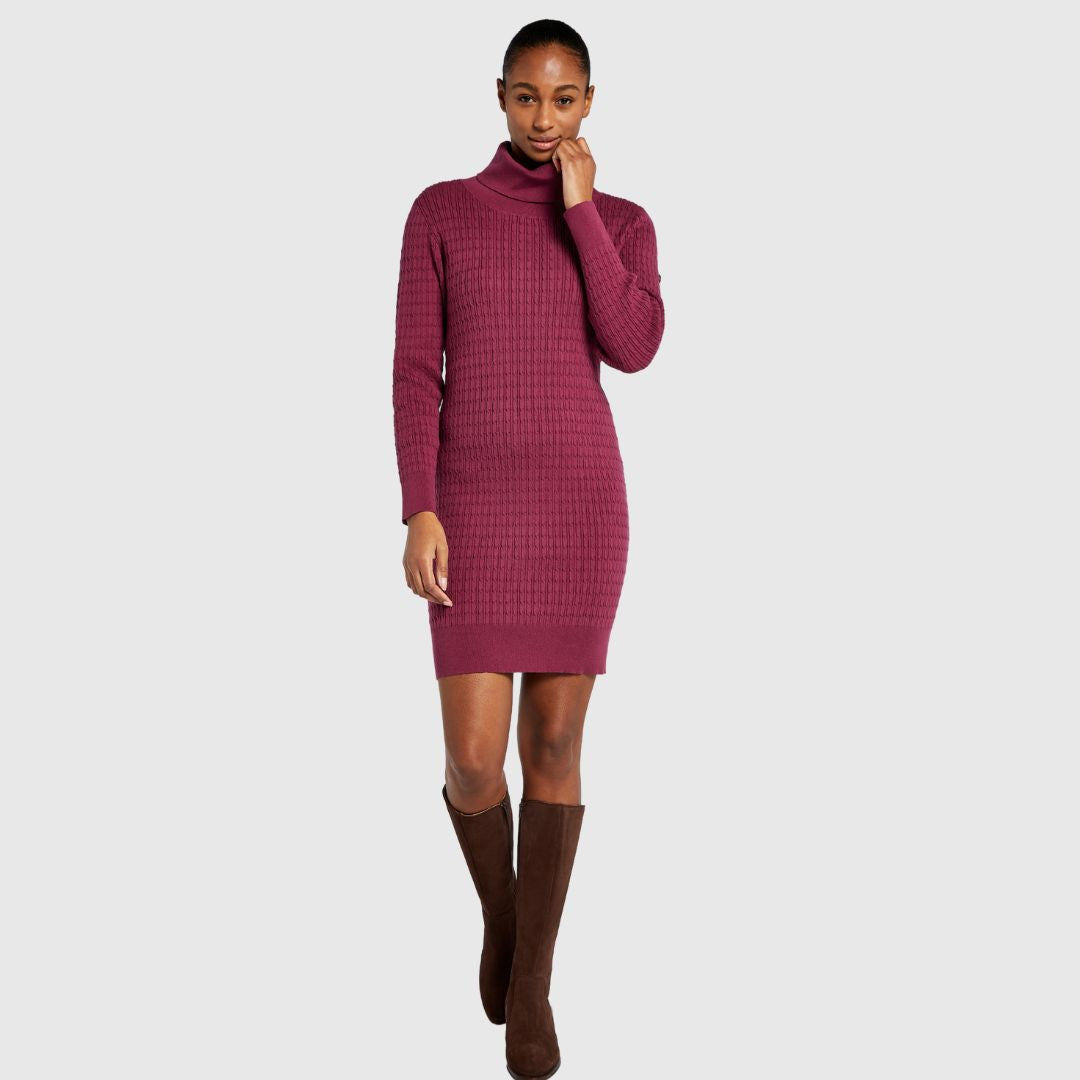 Dubarry Women's Raheen Fitted Dress in Currant