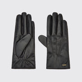 Dubarry Women's Sheehan Leather Gloves in Black