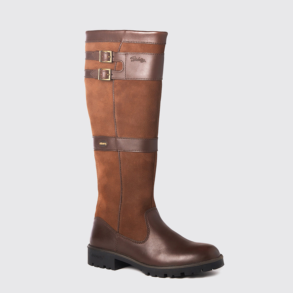 Dubarry Women's Longford Leather Boot in Walnut