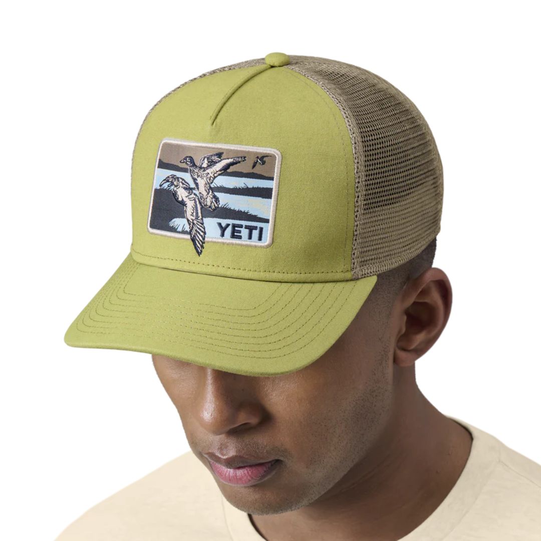 Yeti Duck Scene Trucker Hat Moss