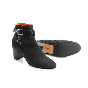 Fairfax & Favor Kensington Suede Ankle Boots in Black