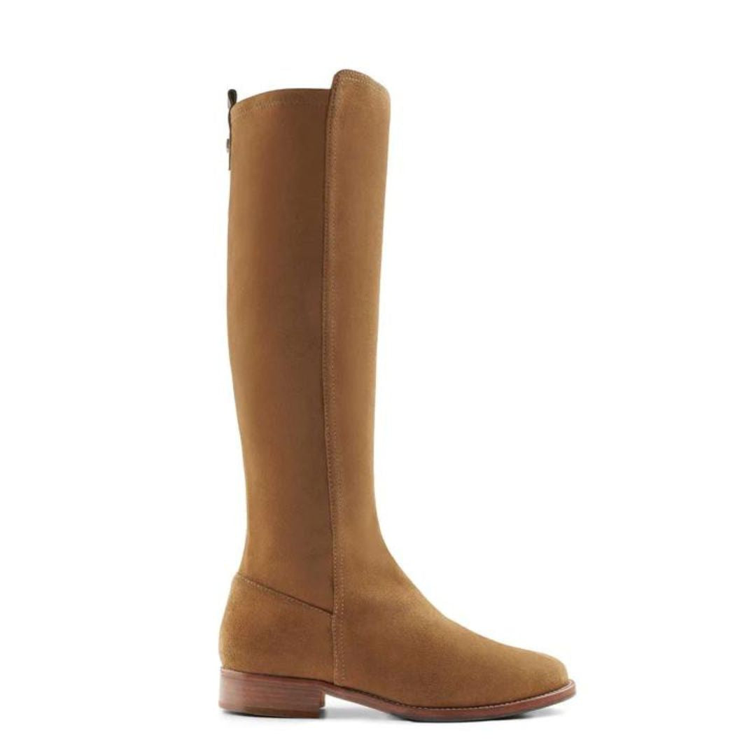 Fairfax & Favor Belgravia Flat Tall Boot in Tan