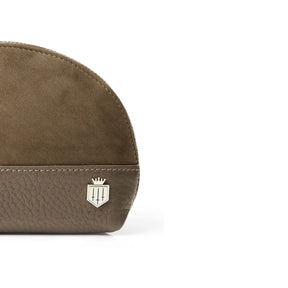 Fairfax & Favor Chiltern Suede Coin Purse in Taupe