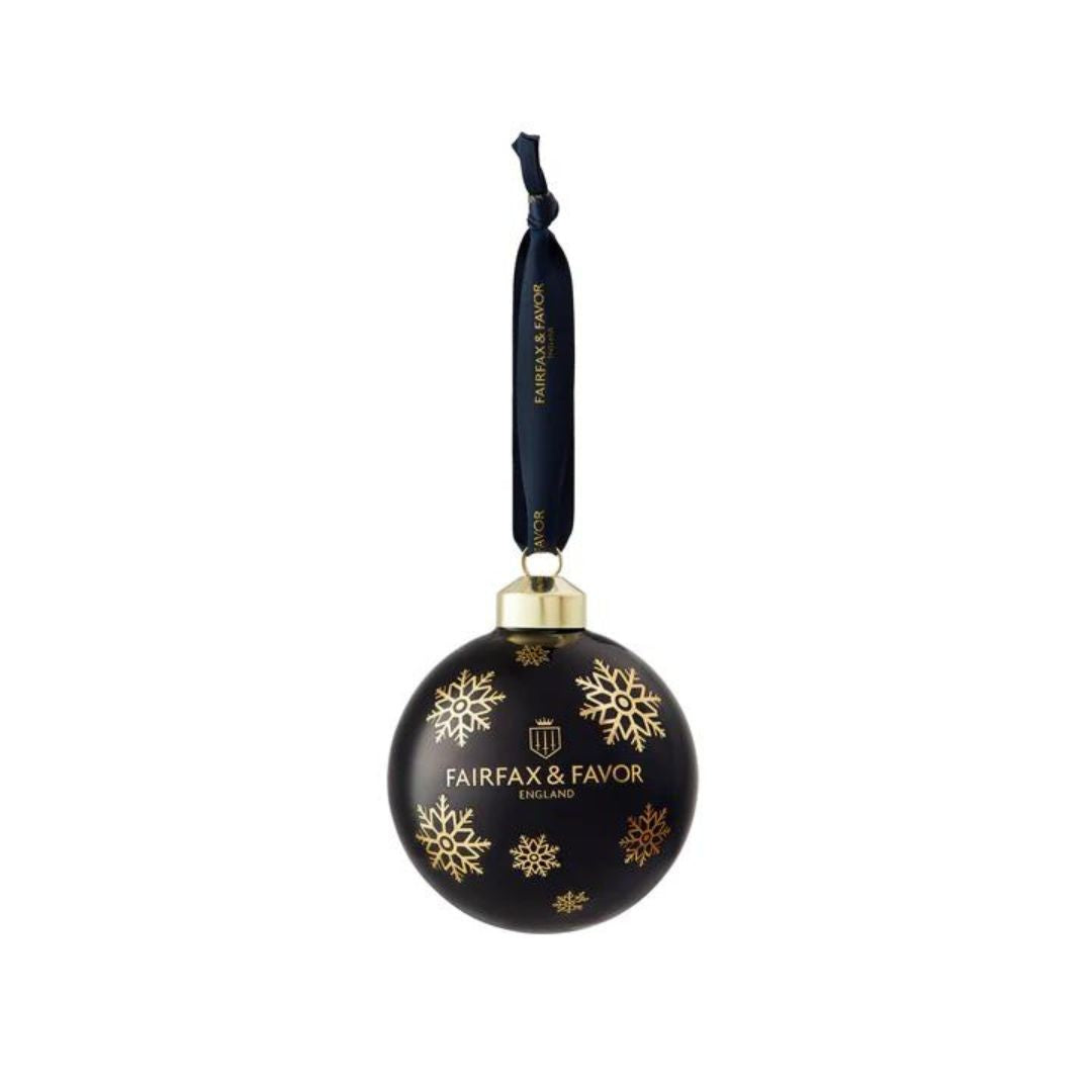 Fairfax & Favor Christmas Glass Bauble - Limited Edition