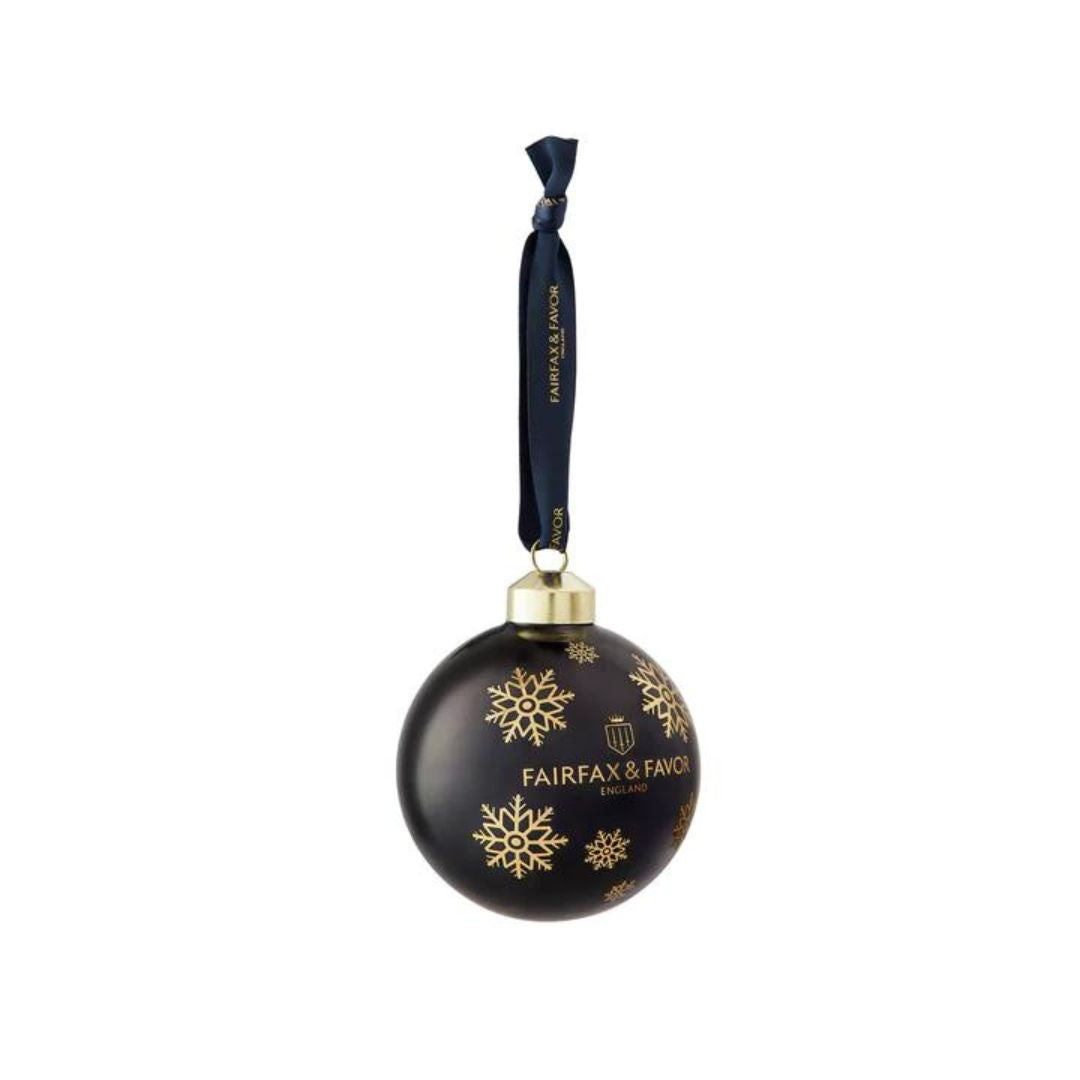 Fairfax & Favor Christmas Glass Bauble - Limited Edition