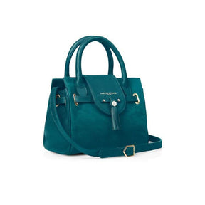 Fairfax & Favor Mini Windsor Handbag in Ocean Blue