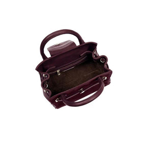 Fairfax & Favor Mini Windsor Handbag in Plum