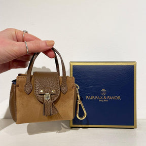 Fairfax & Favor Mini Windsor Shopping Tote Bag in Tan