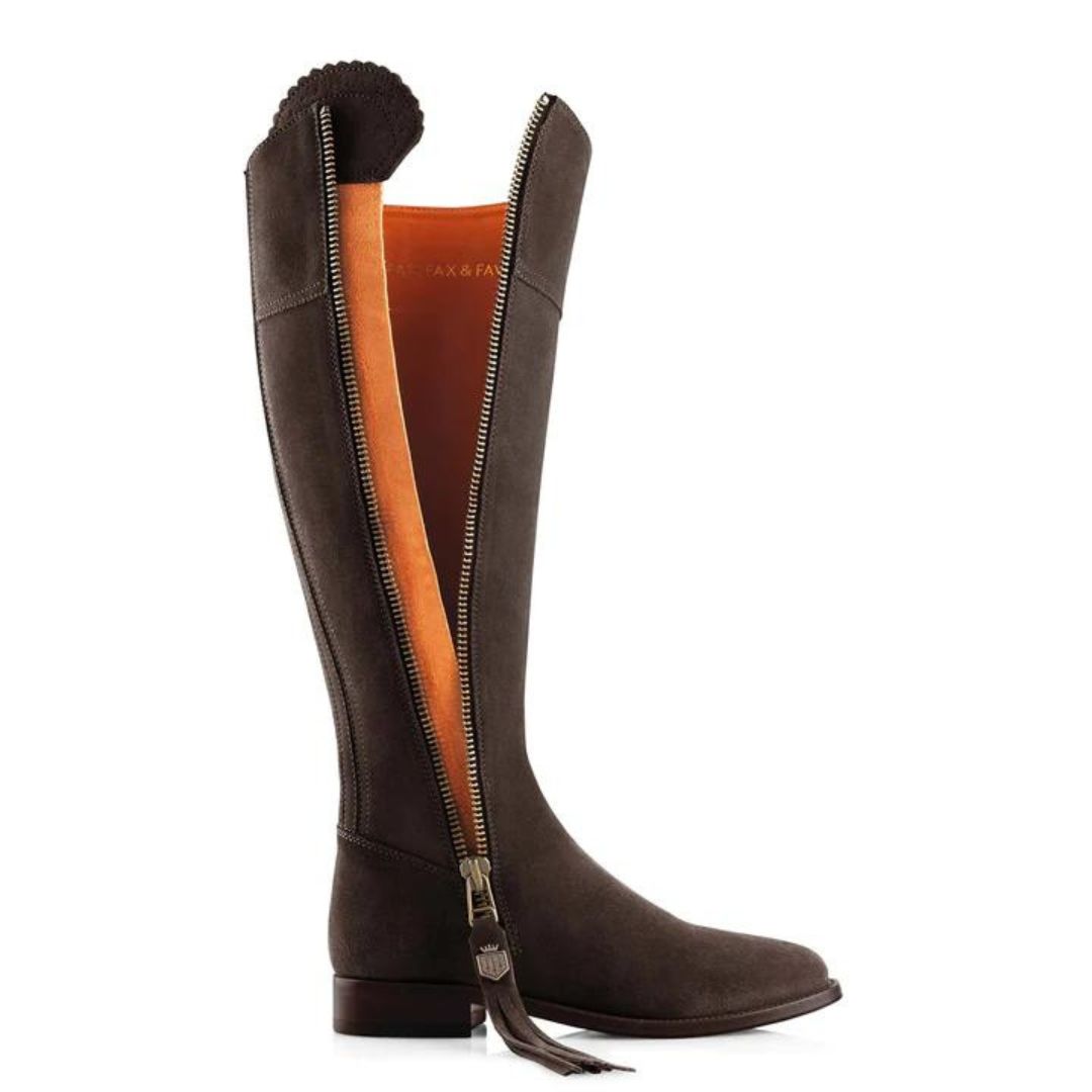 Fairfax & Favor Regina Suede Boot in Chocolate