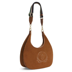 Fairfax & Favor Richmond Suede Hobo Bag in Tan