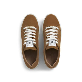 Fairfax & Favor Richmond Suede Trainer in Tan