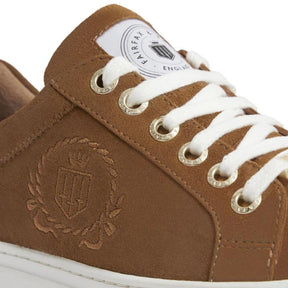 Fairfax & Favor Richmond Suede Trainer in Tan