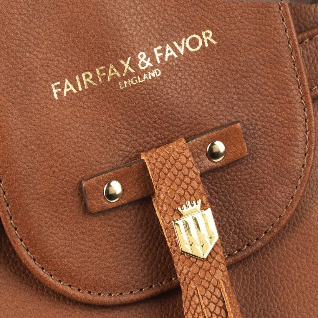 Fairfax & Favor Windsor Leather Handbag in Tan