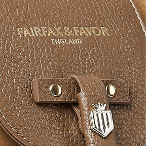 Fairfax & Favor Windsor Work Suede Handbag in Tan