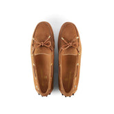 Fairfax & Favor Women's Henley Suede Driving Shoe in Tan