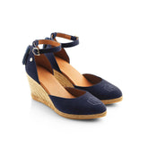 Fairfax & Favor Women's Monaco Wedge in Navy
