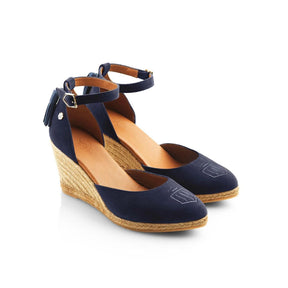 Fairfax & Favor Women's Monaco Wedge in Navy