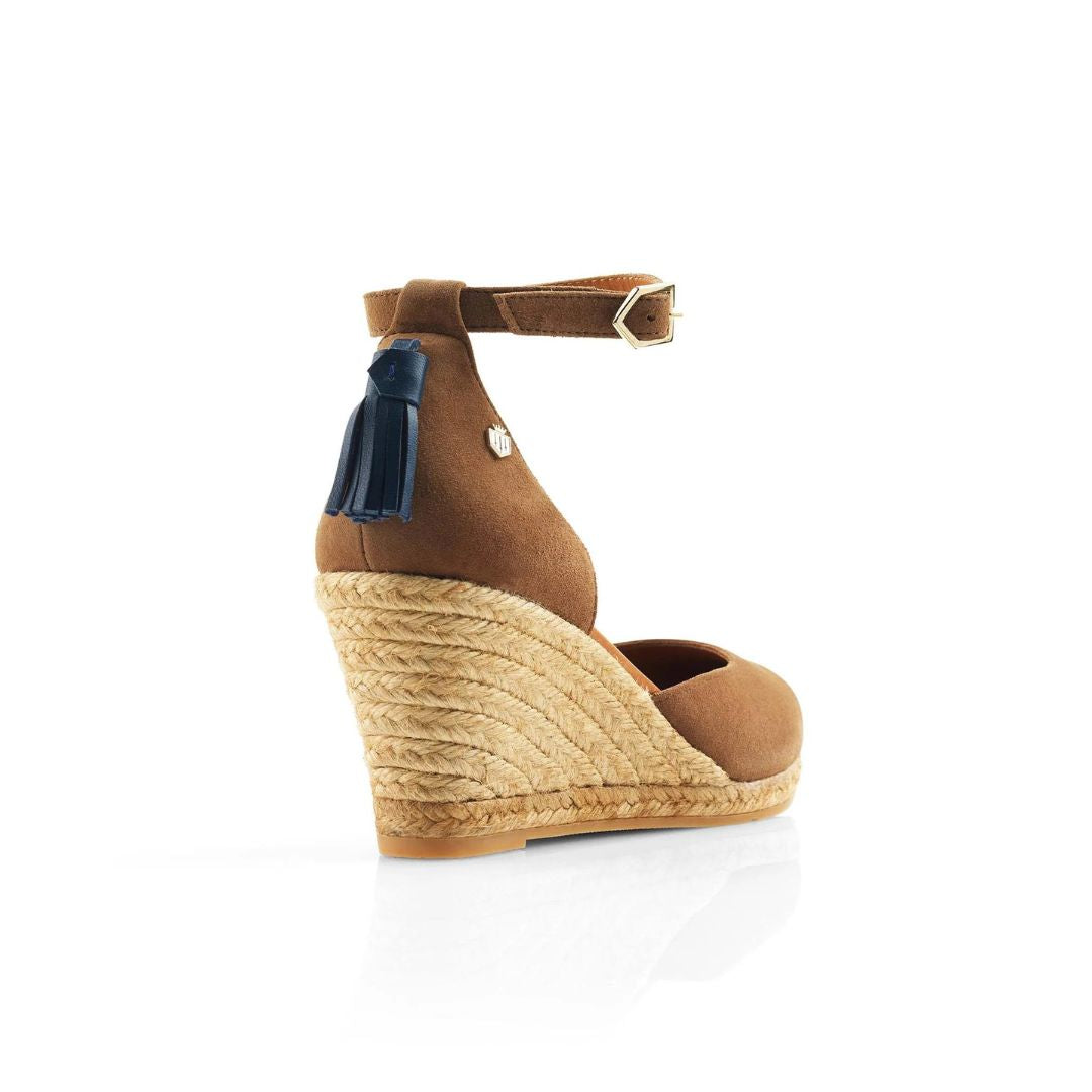 Fairfax & Favor Women's Monaco Wedge in Tan