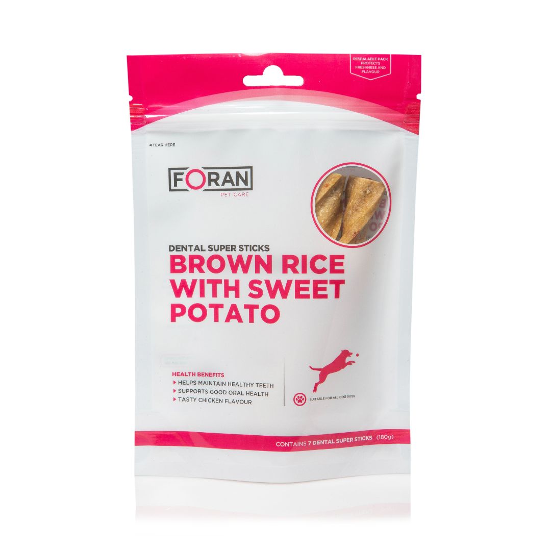 Foran Pet Care Dental Super Sticks in Brown Rice & Sweet Potato